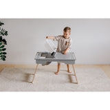 Duck Woodworks Grey Sensory Table Med 2 Boxes Included