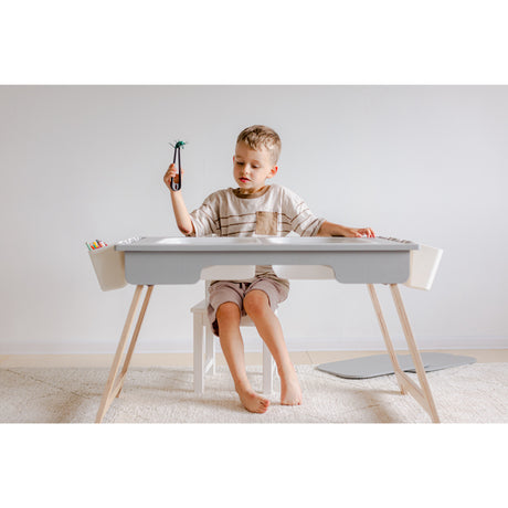 Duck Woodworks Grey Sensory Table Med 2 Boxes Included