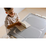 Duck Woodworks Grey Sensory Table Med 2 Boxes Included