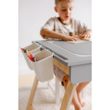 Duck Woodworks Grey Sensory Table Med 2 Boxes Included