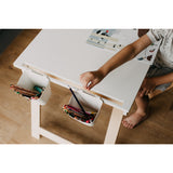 Duck Woodworks White Sensory Table Full Surface
