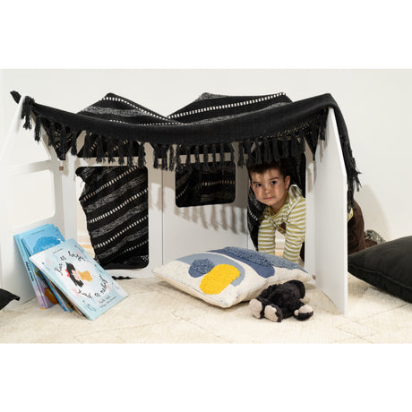 Duck Woodworks White Zig Zag House Plus