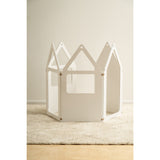 Duck Woodworks White Zig Zag House Plus