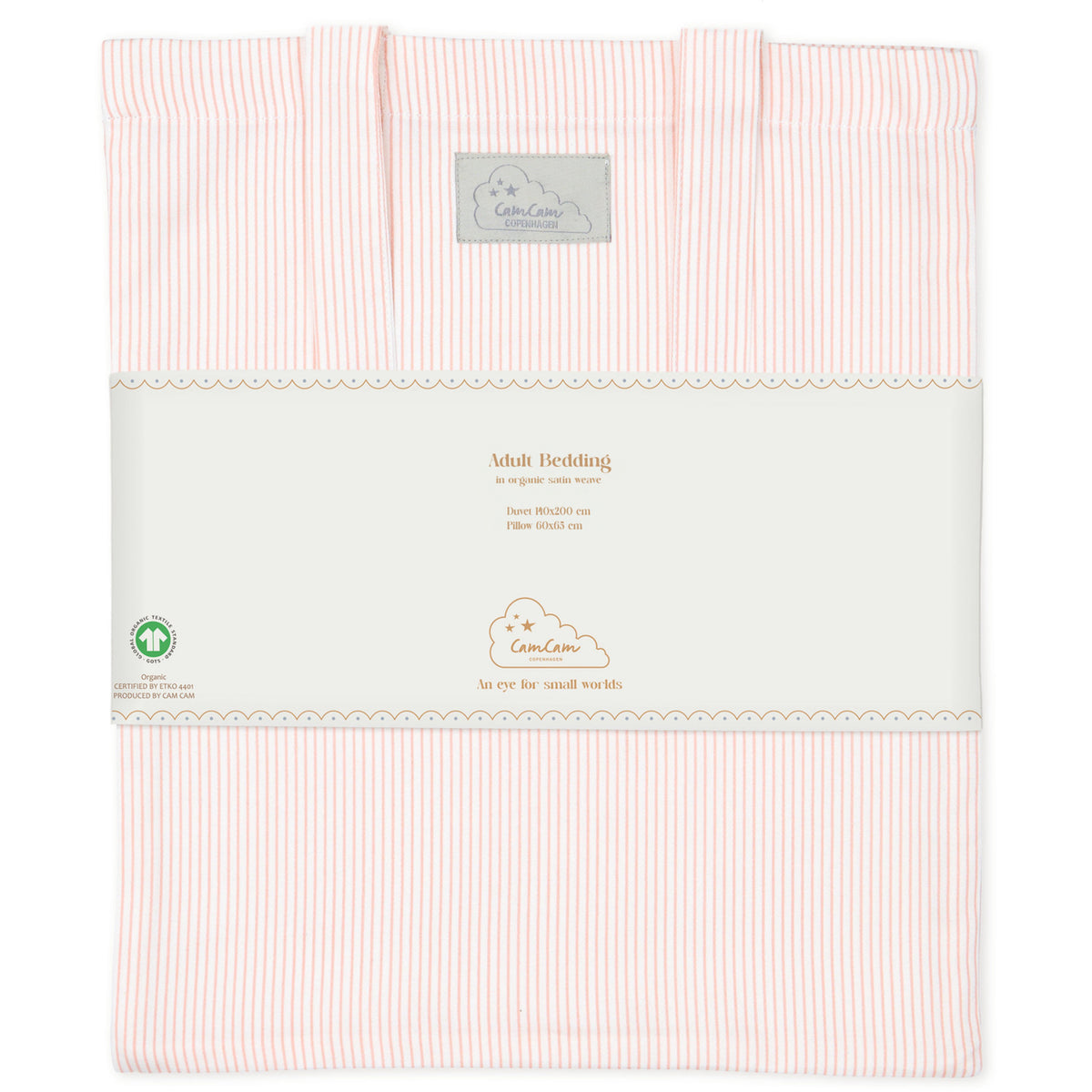 Cam Cam Copenhagen Classic Stripes Rose Sengetøy