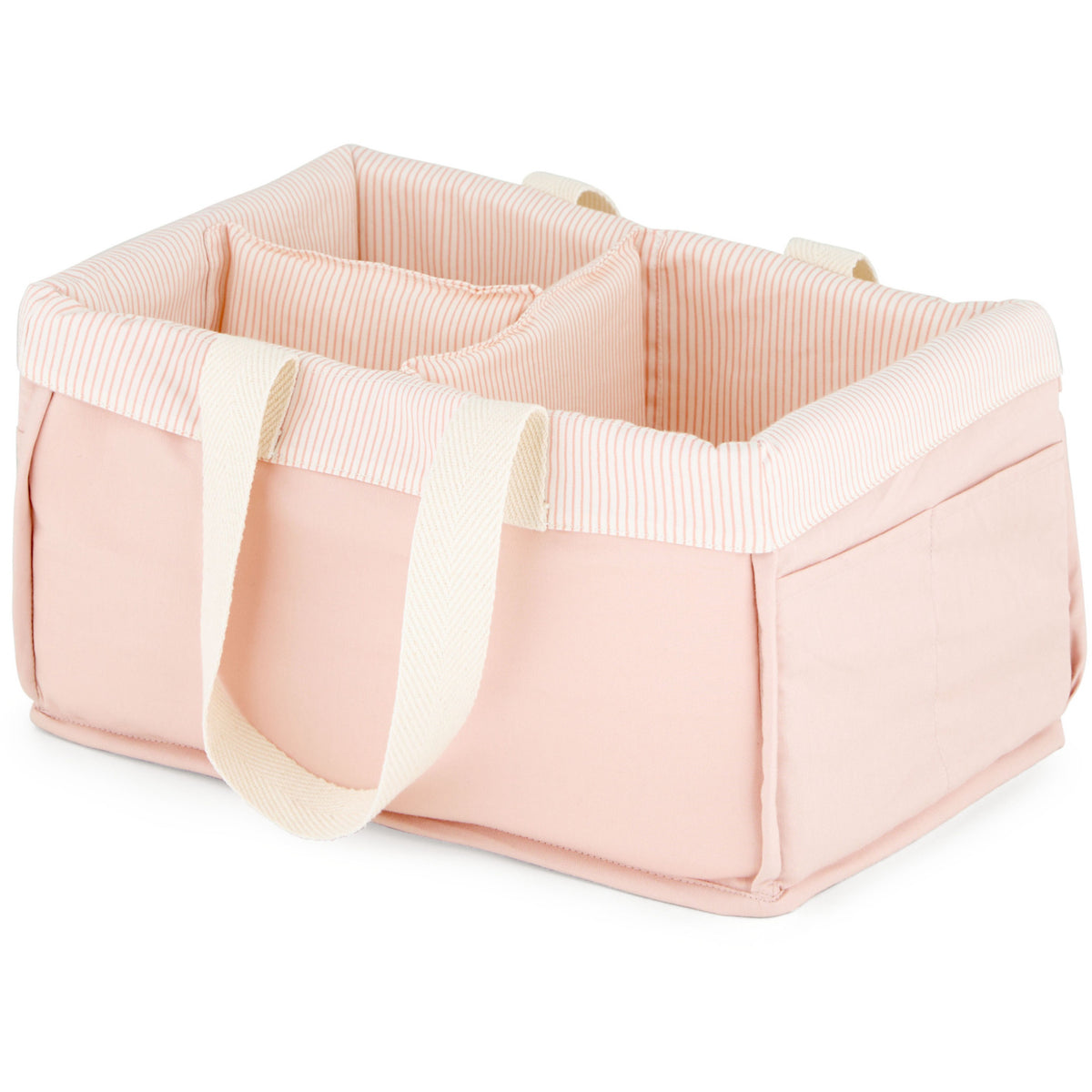 Cam Cam Copenhagen Classic Stripes Rose Diaper Caddy