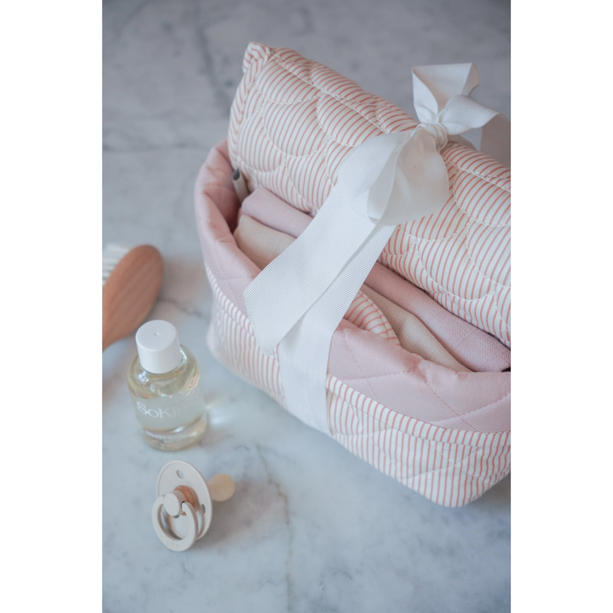 Cam Cam Copenhagen Classic Stripes Rose Baby Care Gave Sett
