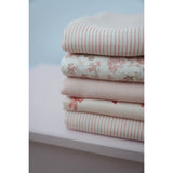 Cam Cam Copenhagen Classic Stripes Rose Muslin Cloth Printed 2-Pakning