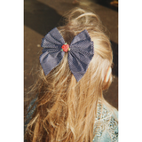 Konges Sløjd Dot Nuit Rose Rouge Bue Hair Clip