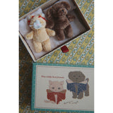 Konges Sløjd Green Stripe Tiny Teddybjørn Best Friends