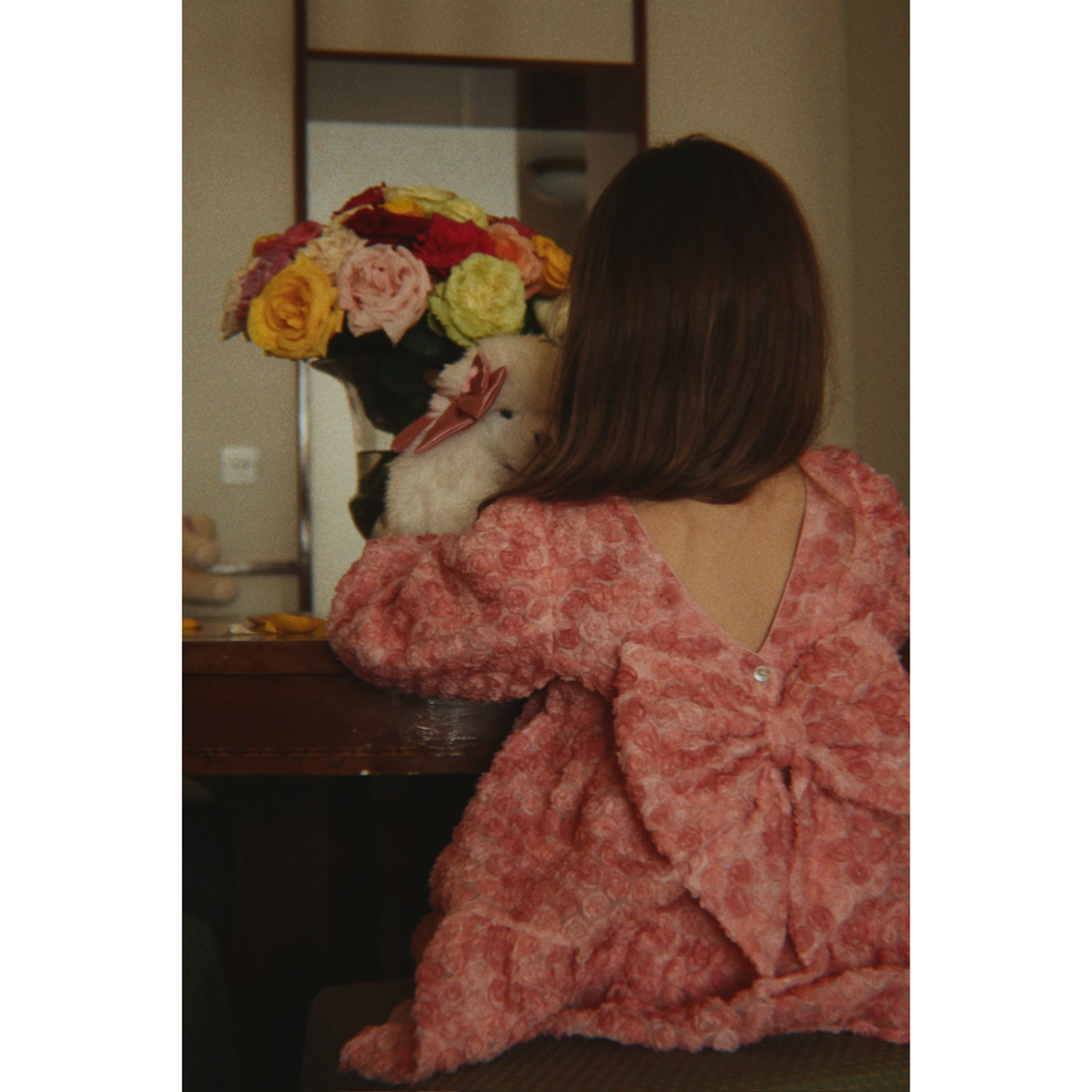 Konges Sløjd Veiled Rose Ally Ls Flower Kjole