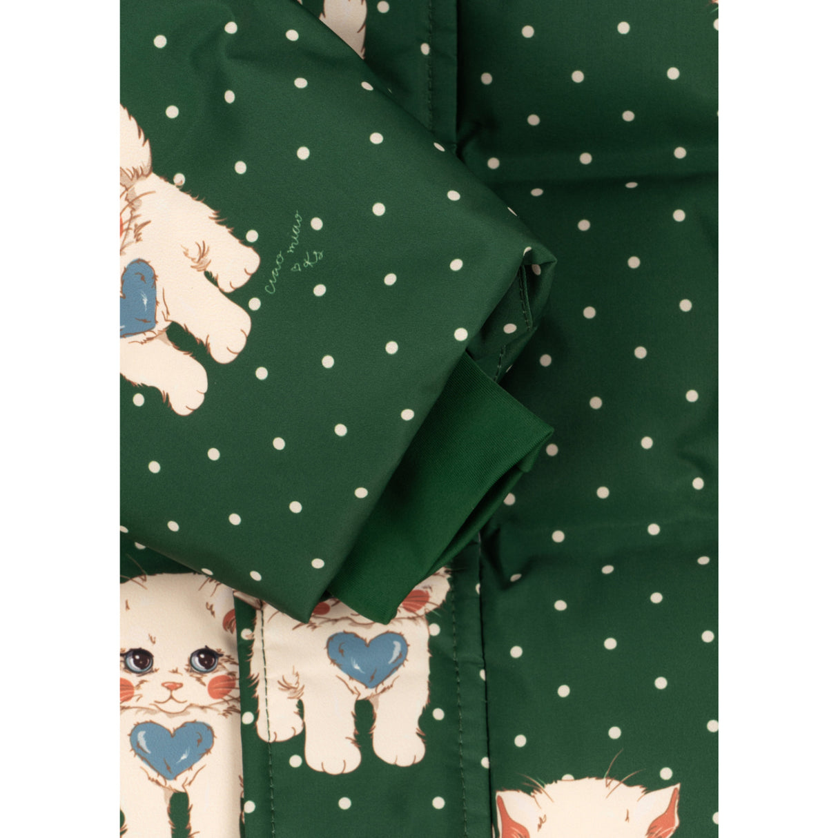 Konges Sløjd Dot Miao Verde Magnum Down Jakke Print Grs