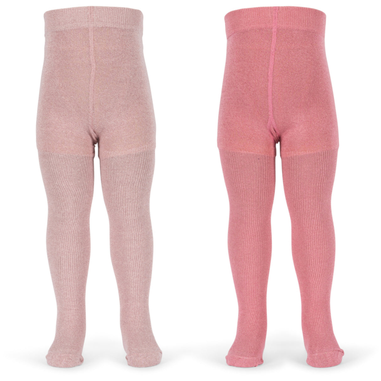 Konges Sløjd Rose Mix 2 Pakke Rib Glitter Strømpebukser