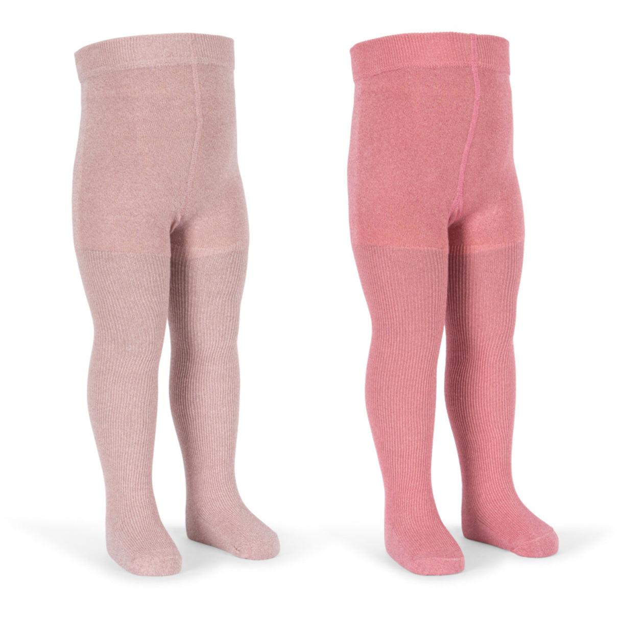 Konges Sløjd Rose Mix 2 Pakke Rib Glitter Strømpebukser
