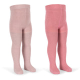 Konges Sløjd Rose Mix 2 Pakke Rib Glitter Strømpebukser