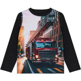 Minymo Tap Shoe-Black T-Shirt Ls