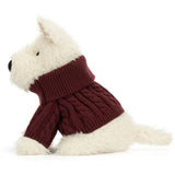 Jellycat Munro Scottie Dog 'Winter Jumper'