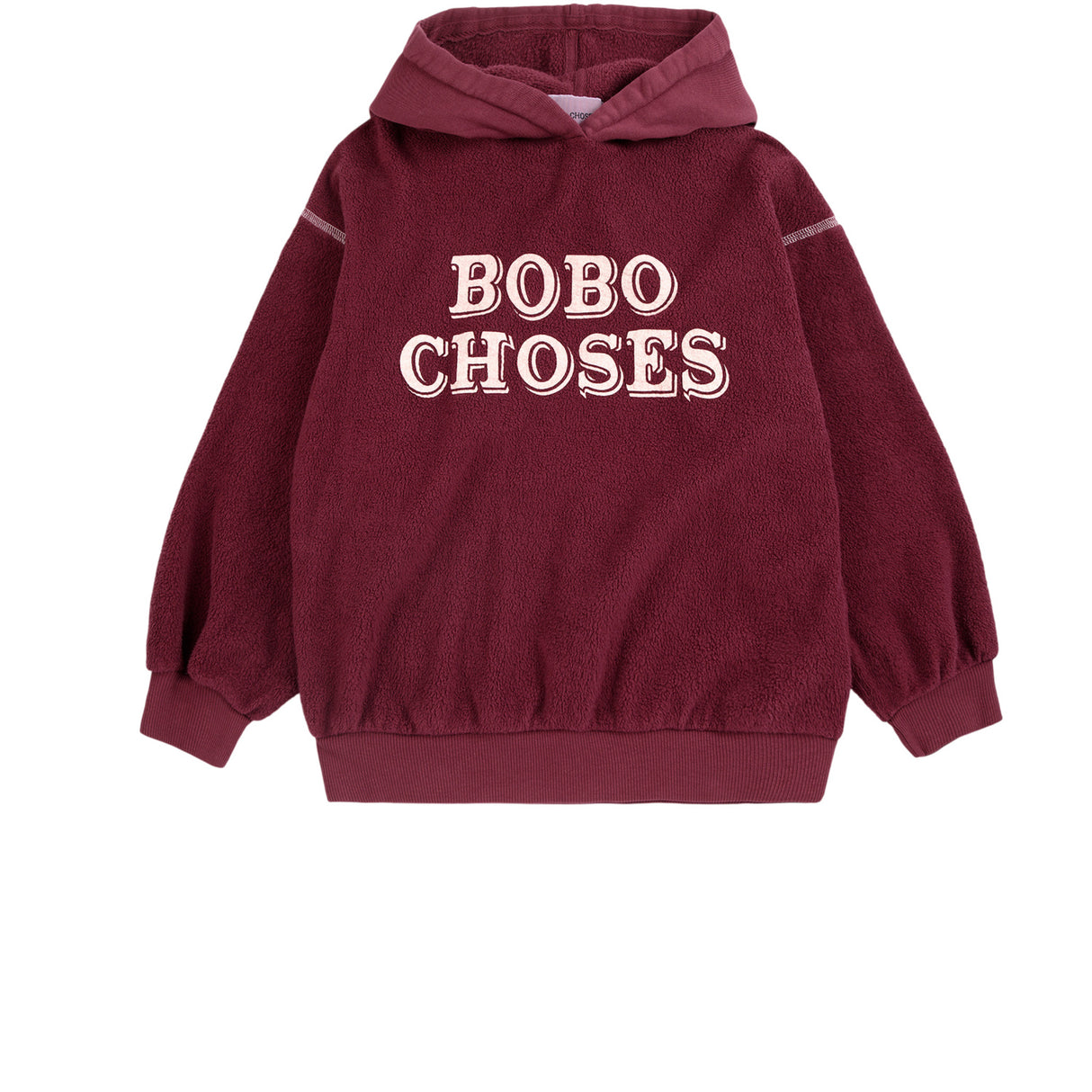 Bobo Choses Burgundy Red Bobo Choses Embossed Hettegenser