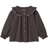 Fliink Coffee Bean Dot Dolly Dot Bluse