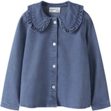 Name It Medium Blue Denim Nmfluna Ls Dnm Skjorte 4468-Yb