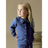 Name It Medium Blue Denim Nmfluna Ls Dnm Skjorte 4468-Yb