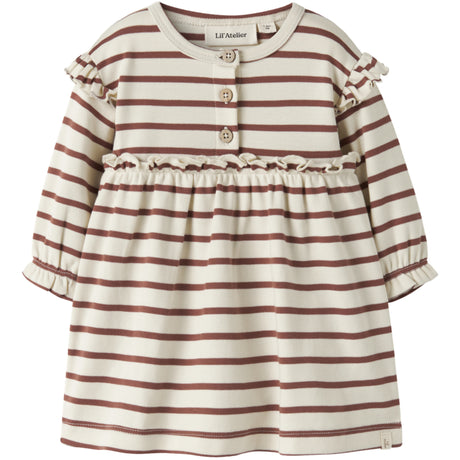 Lil'Atelier Turtledove Maple Syrup Nbflimia Mia Ls Body Kjole Lil