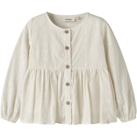 Lil'Atelier Turtledove Nmfloba Ls Loose Skjorte Lil