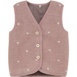 Huttelihut Deauville Mauve Vest Ull Emb. M/ Lining