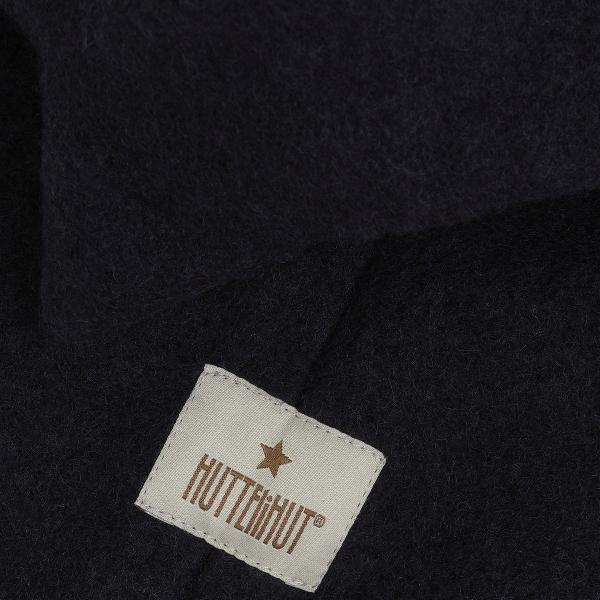 Huttelihut Dark Navy Elefantlue Triangles Ull