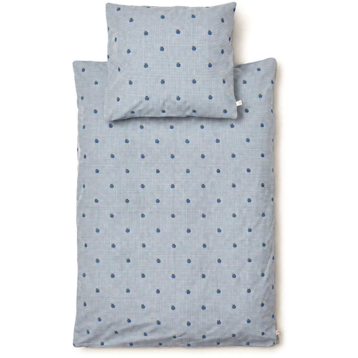 Flöss Light Blue Apple Gingham Ellis Dyne + Pute Junior