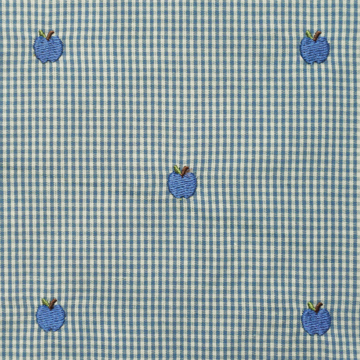 Flöss Light Blue Apple Gingham Ellis Dyne + Pute Baby