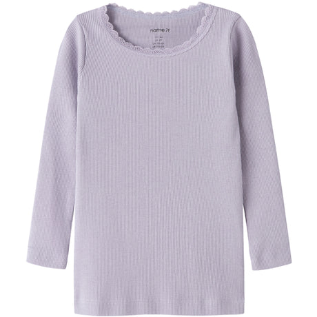 Name It Lavender Gray Nmfkab Ls Topp Noos