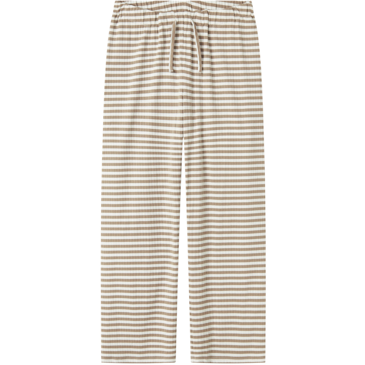 Name It Mocha Meringue W. Bright White Nkfsuraja Straight Bukser Noos