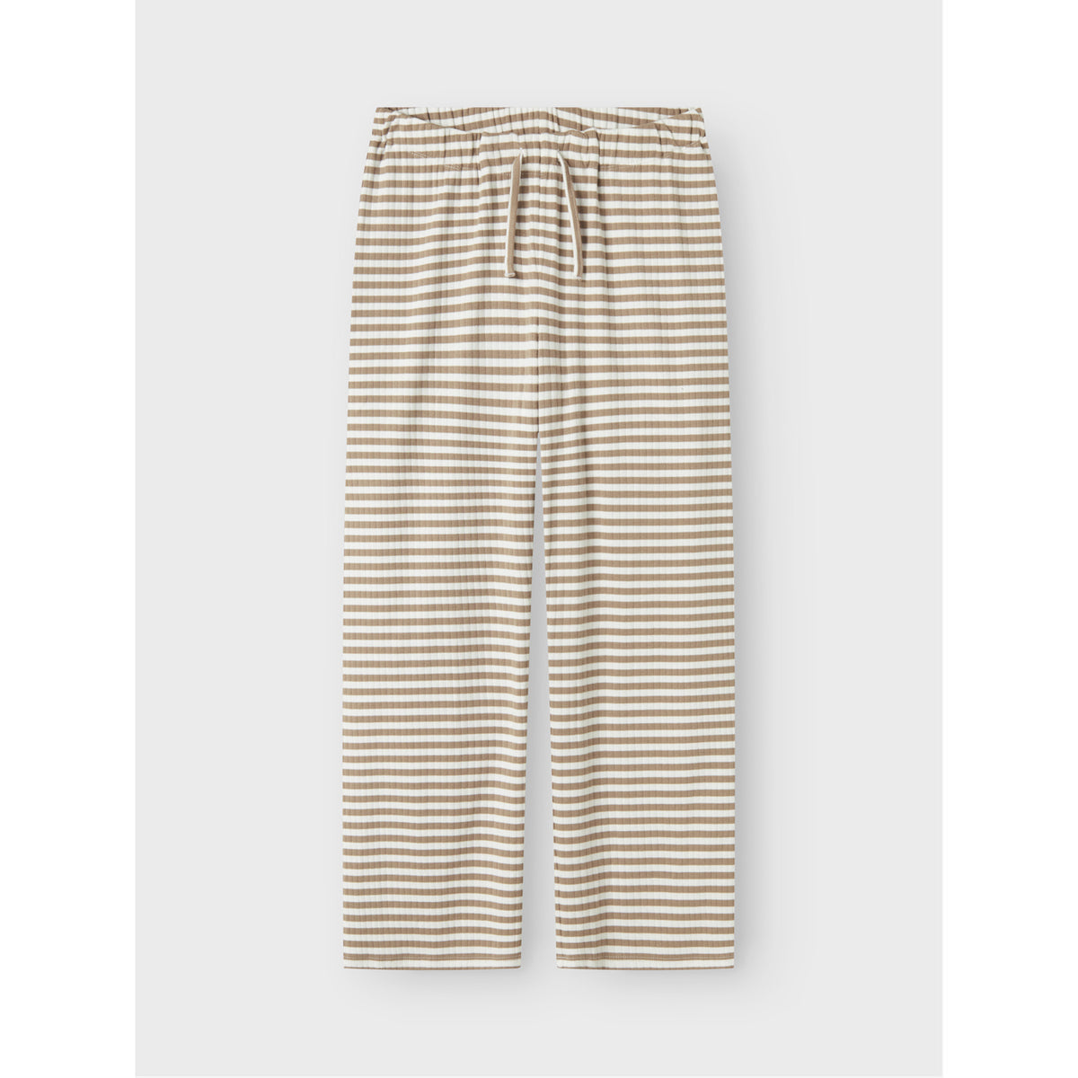 Name It Mocha Meringue W. Bright White Nkfsuraja Straight Bukser Noos