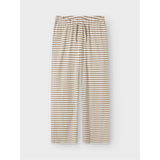 Name It Mocha Meringue W. Bright White Nkfsuraja Straight Bukser Noos