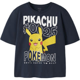 Name It Navy Blazer Nkmjamish Pokemon Nreg Ss Topp Noos Sky