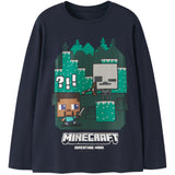 Name It Navy Blazer Nkmac Minecraft Ls Nreg Topp Box Noos Bfu