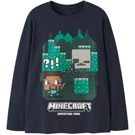 Name It Navy Blazer Nkmac Minecraft Ls Nreg Topp Box Noos Bfu