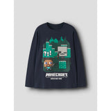Name It Navy Blazer Nkmac Minecraft Ls Nreg Topp Box Noos Bfu