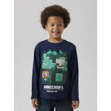 Name It Navy Blazer Nkmac Minecraft Ls Nreg Topp Box Noos Bfu