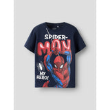Name It Navy Blazer Nmmmarvin Spider Ss Nreg Topp Noos Mar