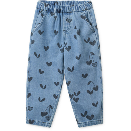 LIEWOOD Sweethearts / Denim Borris Printed Denim Bukser W Lomme