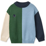 LIEWOOD Beach Blue Multi Mix Orlane Strikk Jumper