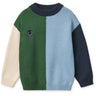 LIEWOOD Beach Blue Multi Mix Orlane Strikk Jumper