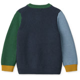 LIEWOOD Classic Navy Multi Mix Thea Bomull Strikk Cardigan