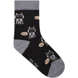 Minymo Blau Gray Strømper M/ Pattern (5-Pack)