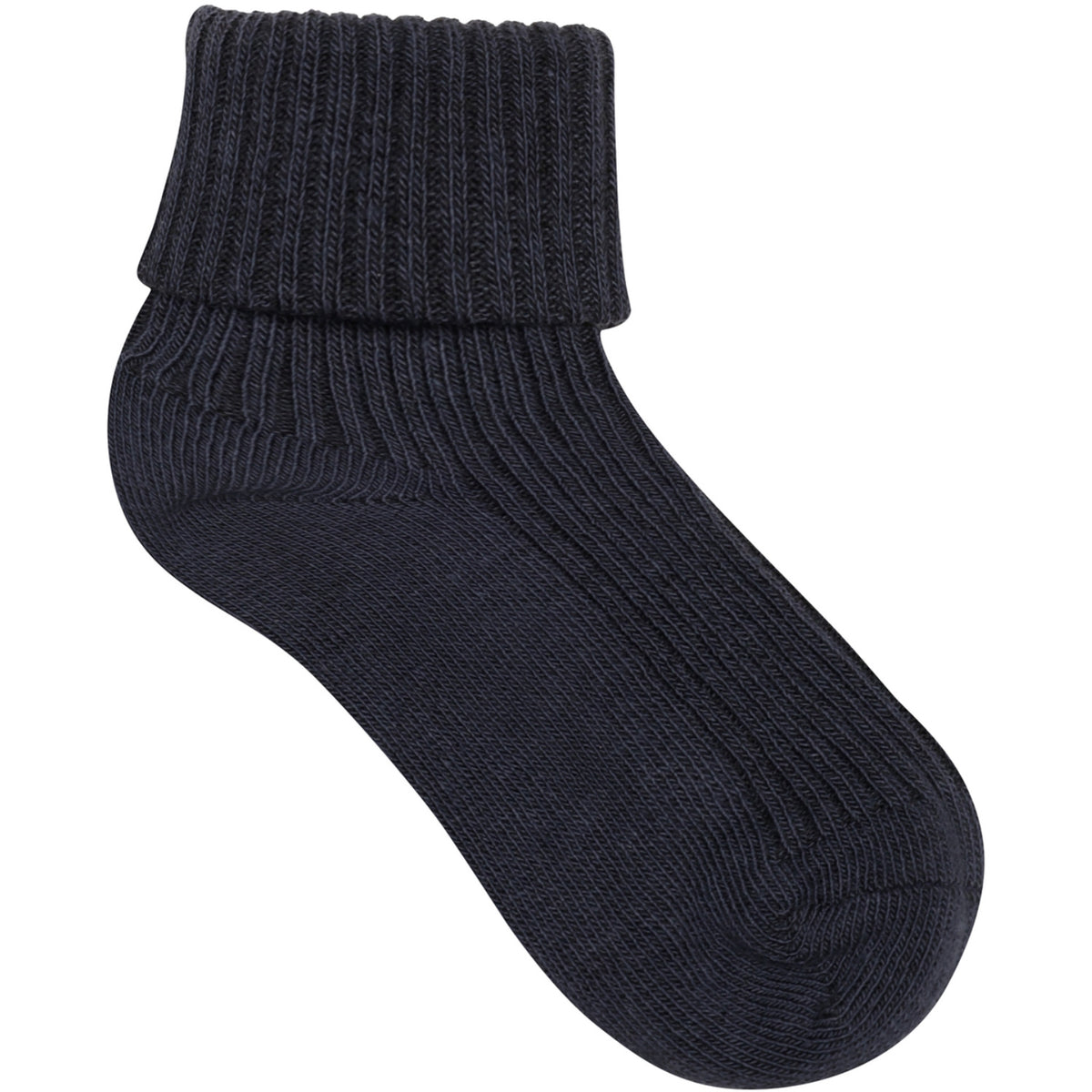 Minymo Blau Gray Baby 2X2 Rib Strømpe (3-Pack)
