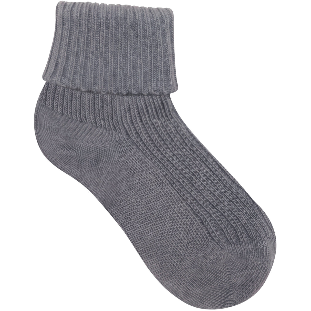 Minymo Blau Gray Baby 2X2 Rib Strømpe (3-Pack)