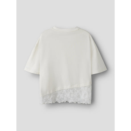 Name It Cloud Dancer Nkfroella Ss Nreg Topp