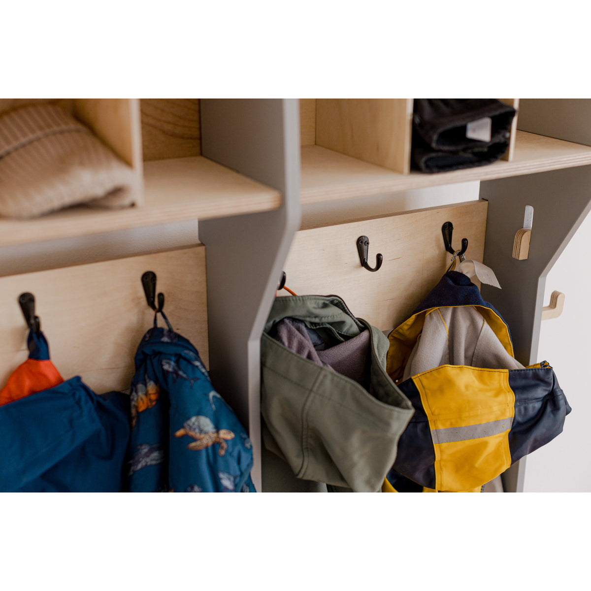 Duck Woodworks Grey Garderob Outerwear Dobbel