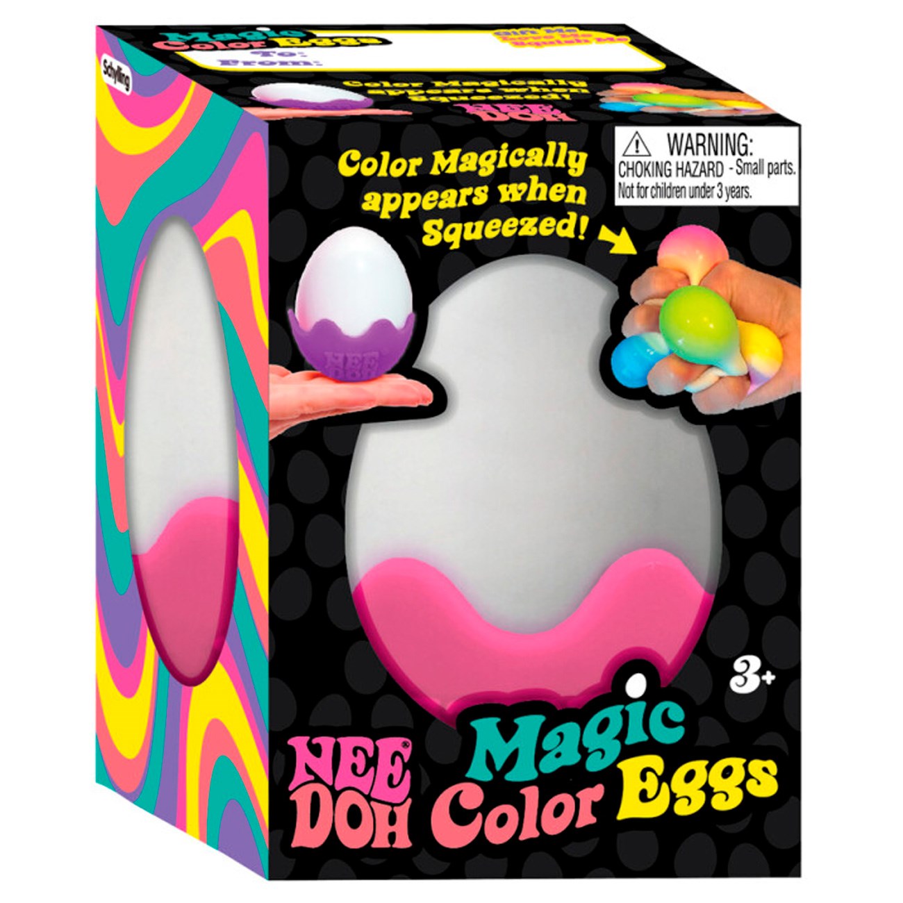 NeeDoh Magic Color Egg rosa